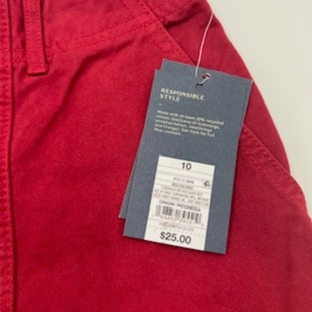 Universal Thread High Waist Red Women's Shorts - Picture 4 of 9